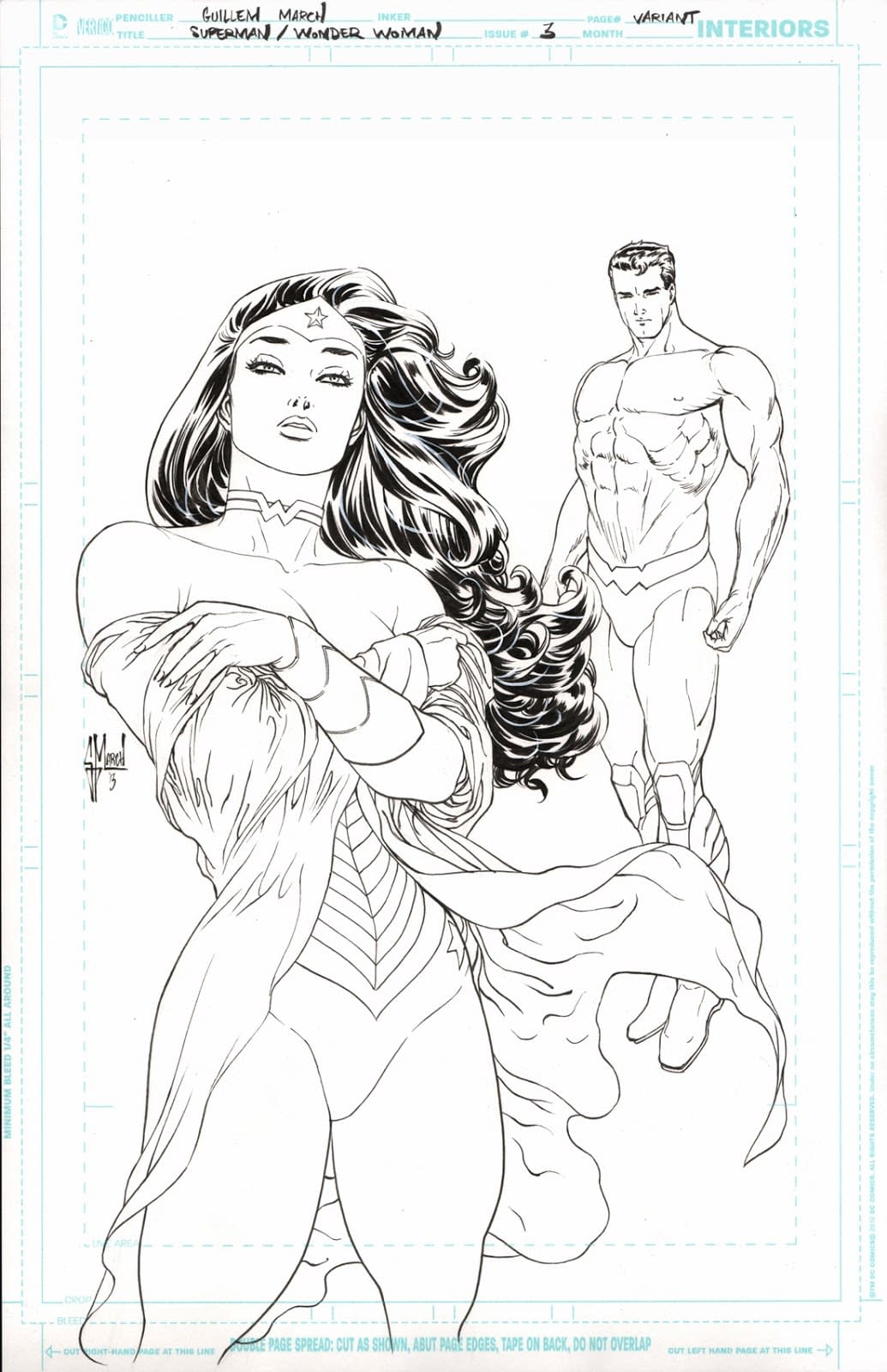 Superman Wonderwoman cover - scan