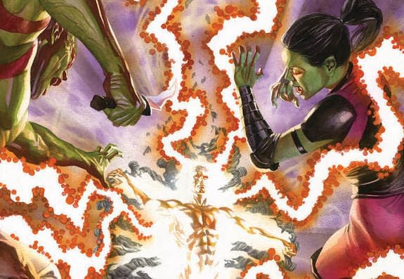 Guardians of the Galaxy #150 cover by Alex Ross