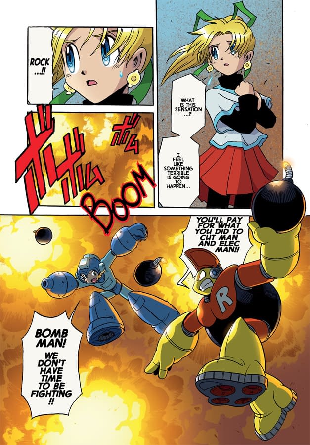 Mega Man Mastermix #1 art by Hitoshi Ariga and Josh Perez