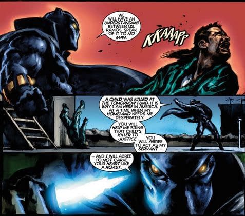 Marvel Knights Black Panther #1 art by Mark Texeira and Brian Haberlin