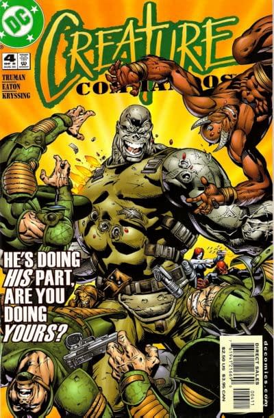 Creature Commandos #4 cover by Scot Eaton