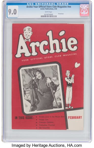 Archie-Heavy Heritage Auction Coming up This Month