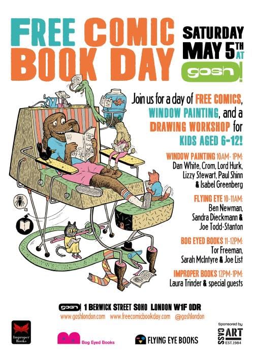 Free Comic Book Day, May 5th 2018, All Across London