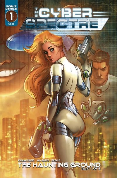 Cyber Spectre #1 cover by Ale Graza