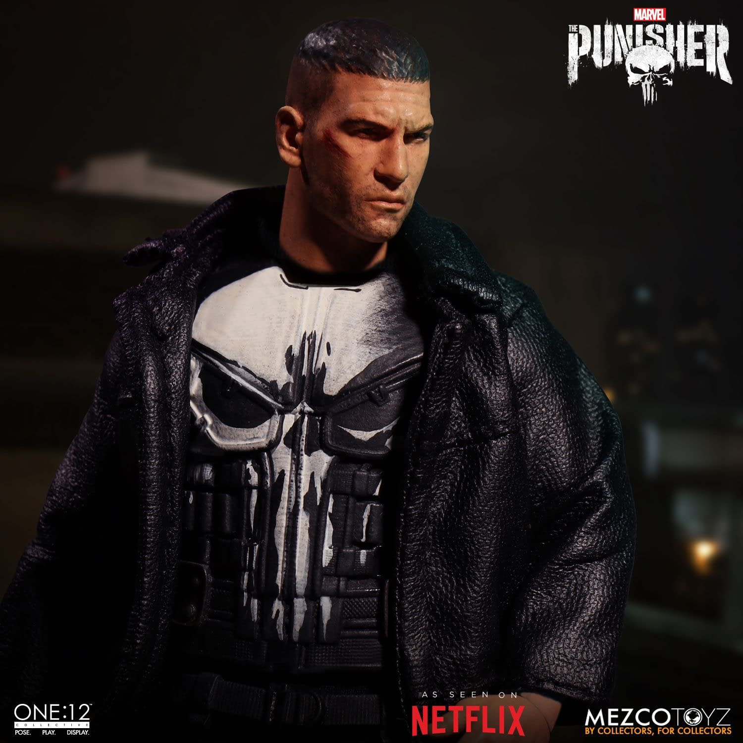Mezco One 12 Netflix Punisher têtes seulement Jon Bernthal Frank Castle 