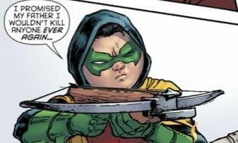 damian wayne vegetarian gun picking again