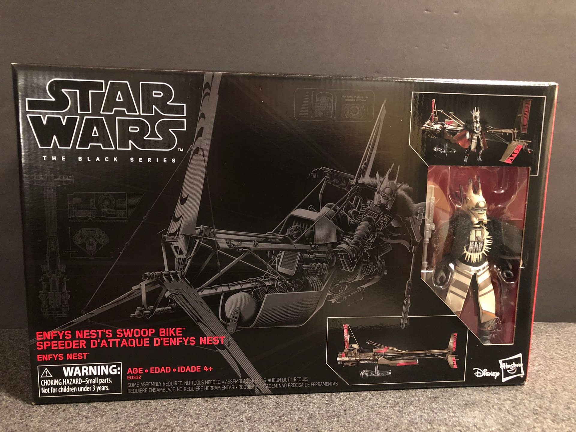 HASBRO STAR WARS BLACK SERIES ENFYS NEST WITH SWOOP BIKE & 6" INCH FIGURE 