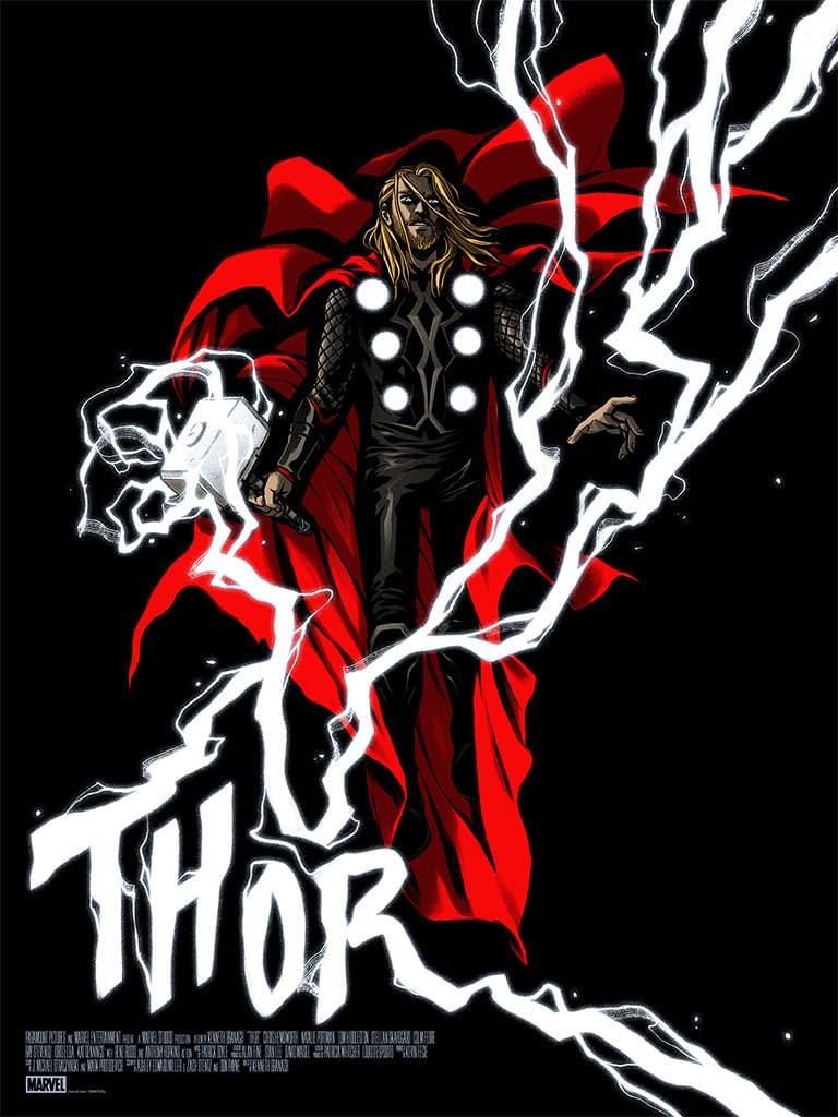 Mondo Marvel Studios 10 Anniversary Thor by Cloonan