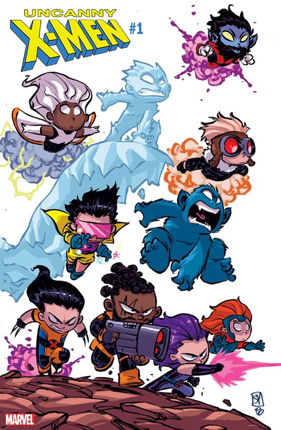 Skottie Young Plays the High-Stakes Game of Footsie with Uncanny X-Men #1 Variant