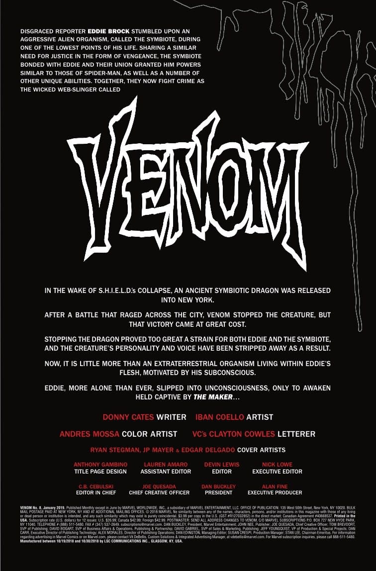 Eddie Brock Admits He's Only the 2nd-Best Venom in Next Week's Venom #8
