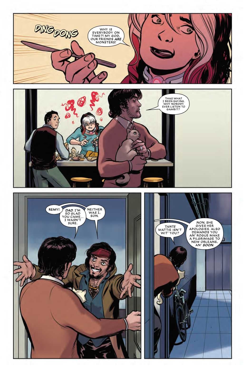 Gambit's Dad Pays a Visit in Next Week's Mr. and Mrs. X #6