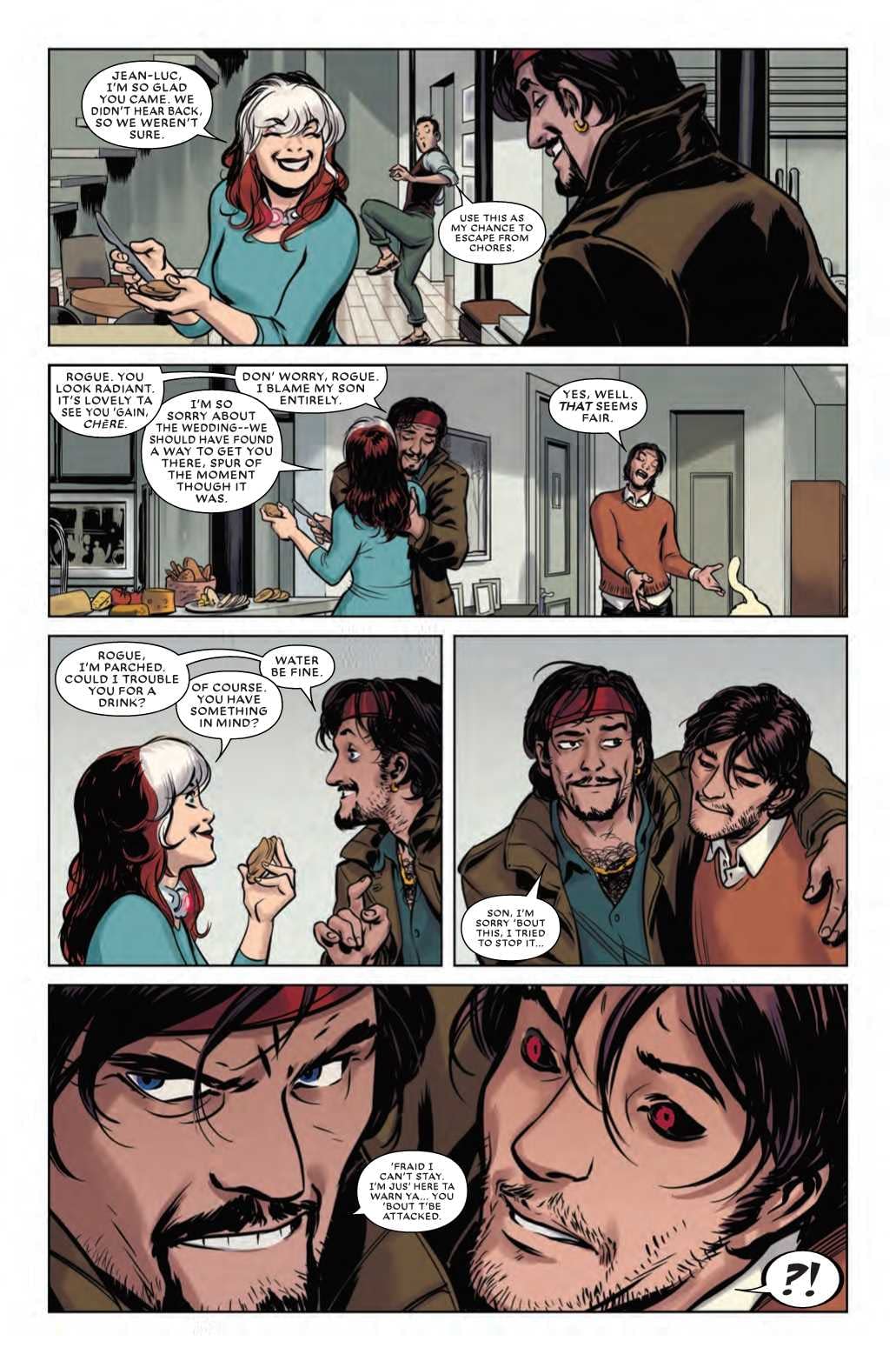 Gambit's Dad Pays a Visit in Next Week's Mr. and Mrs. X #6