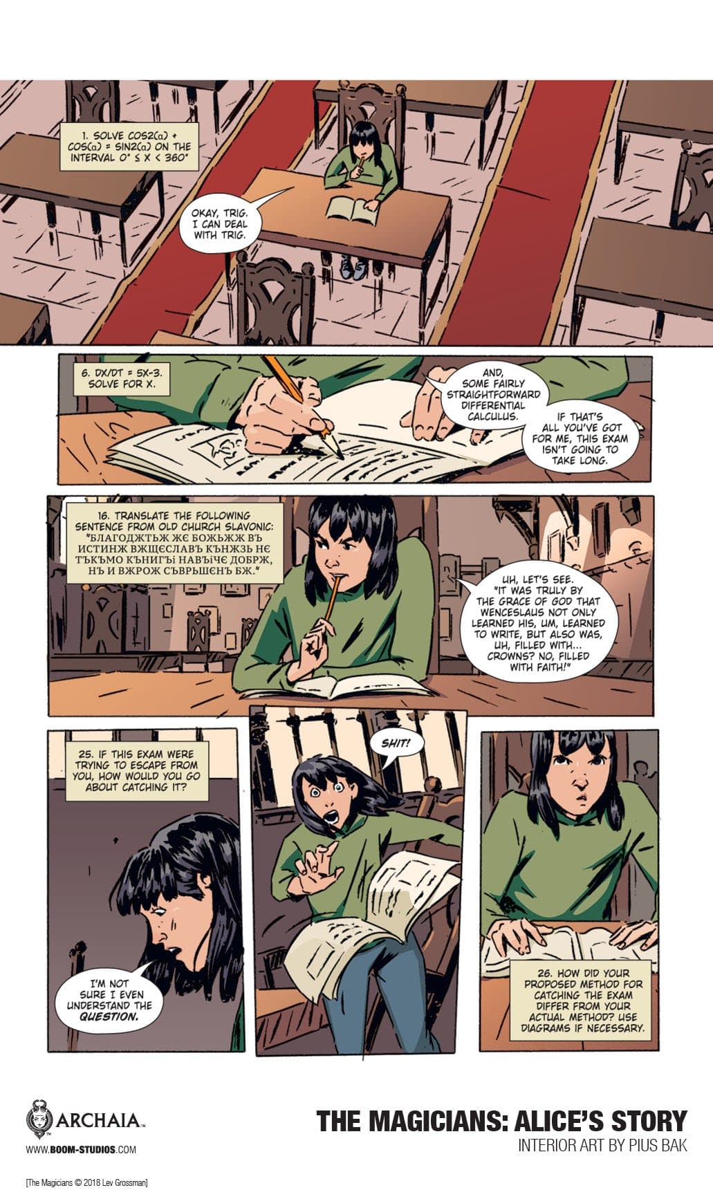 22 Pages From This Summer's The Magicians: Alice's Story OGN by Lilah Sturges and Pius Bak
