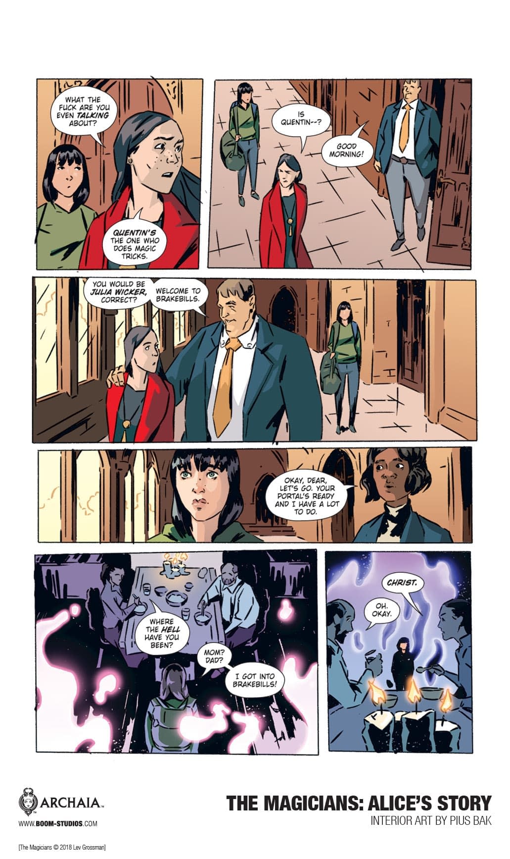 22 Pages From This Summer's The Magicians: Alice's Story OGN by Lilah Sturges and Pius Bak