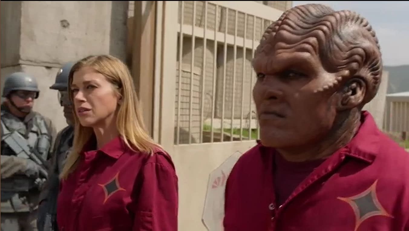 The Orville - Adrianne Palicki and Peter Macon s02e05