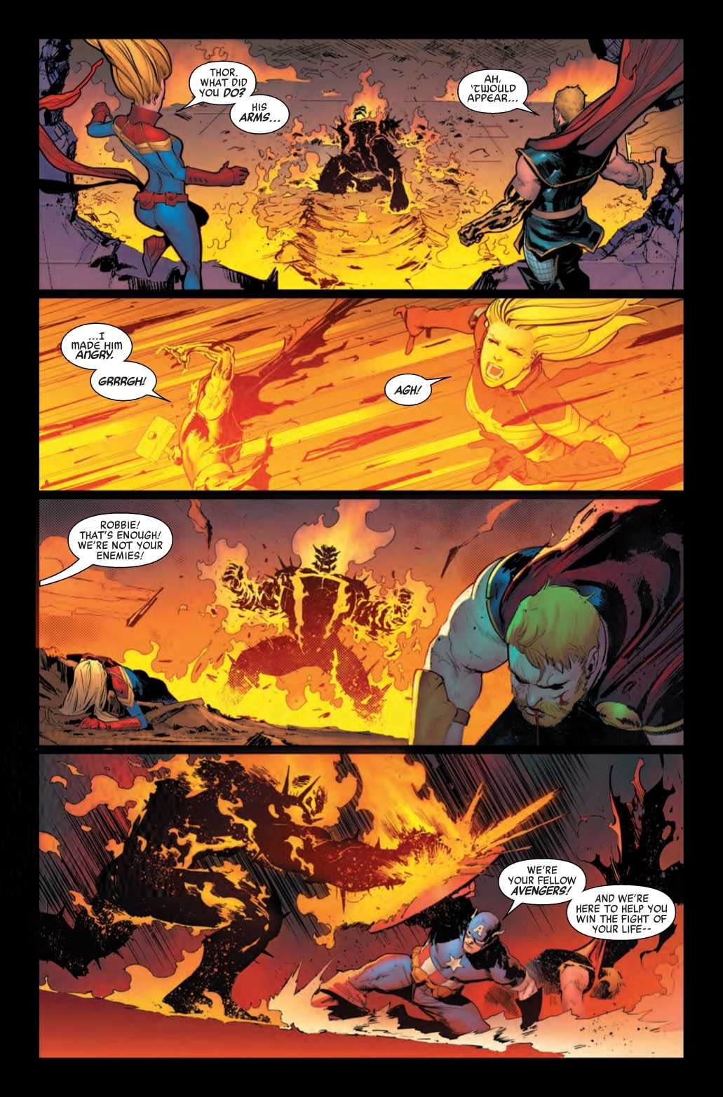 Thor Delivers Pain Therapy in Next Week's Avengers 16