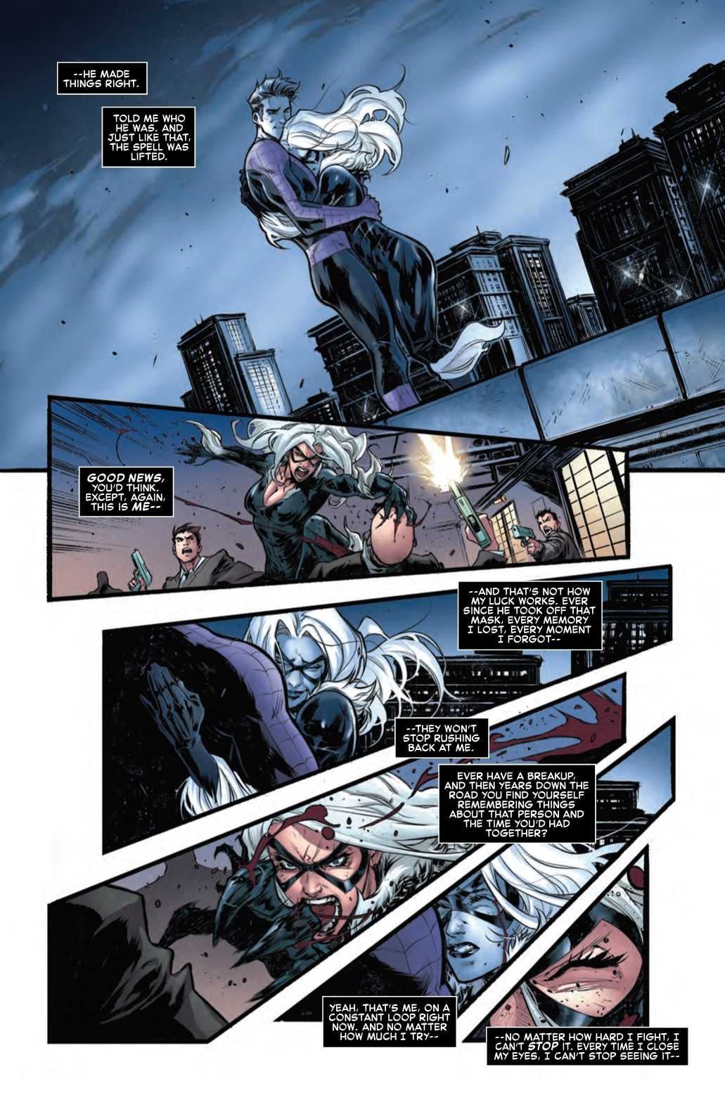 Black Cat Having Sex Dreams About Spider-Man in Next Week's Amazing ...