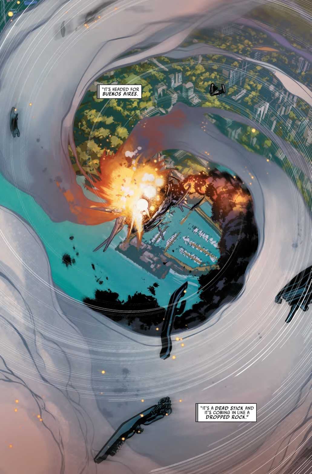 Tony Stark About to Kill Entire City of Buenos Aires in Domino Hotshots #3 (Preview)