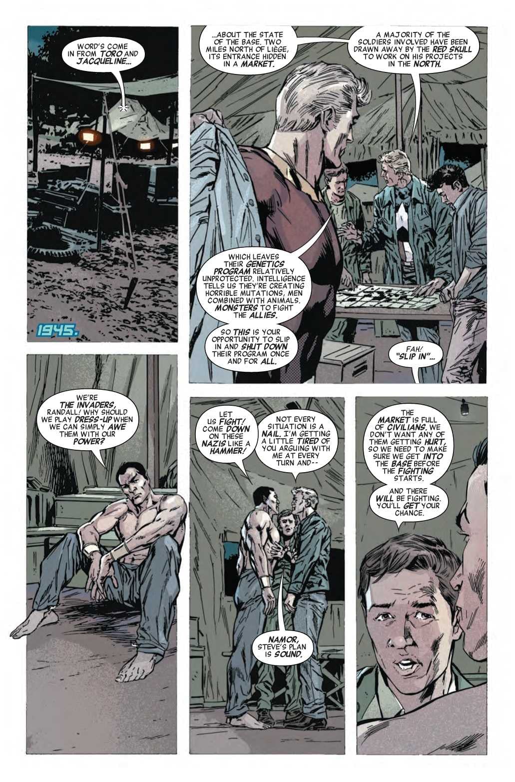 Namor Always Knew What to Do With Nazis (Invaders #5 Preview)