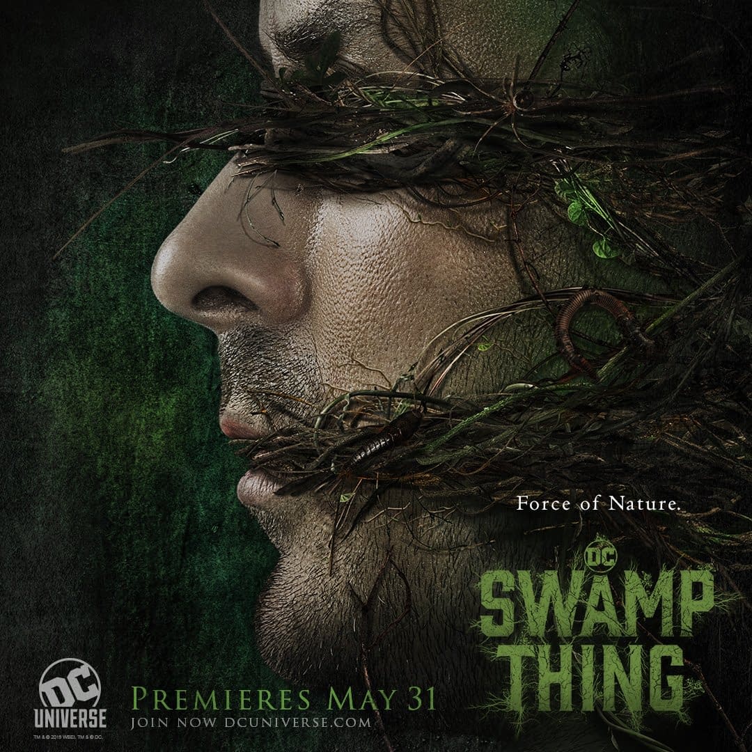 Swamp Thing Character Posters Highlight Alec Holland Abby Arcane
