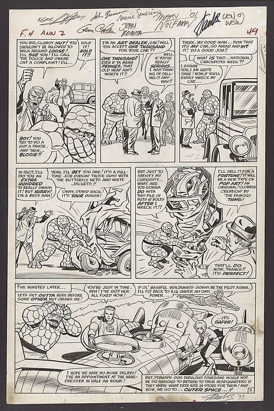 Great Comics and Original Art Up For Auction Right Now on Comic Connect