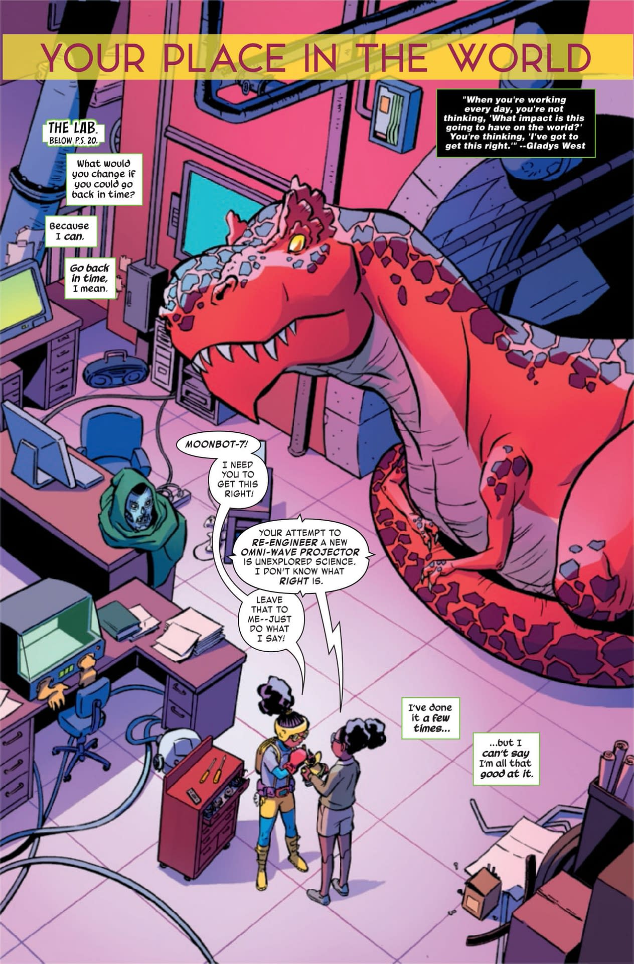 Moon Girl Pulls a Marty McFly - Moon Girl and Devil Dinosaur #44 Preview