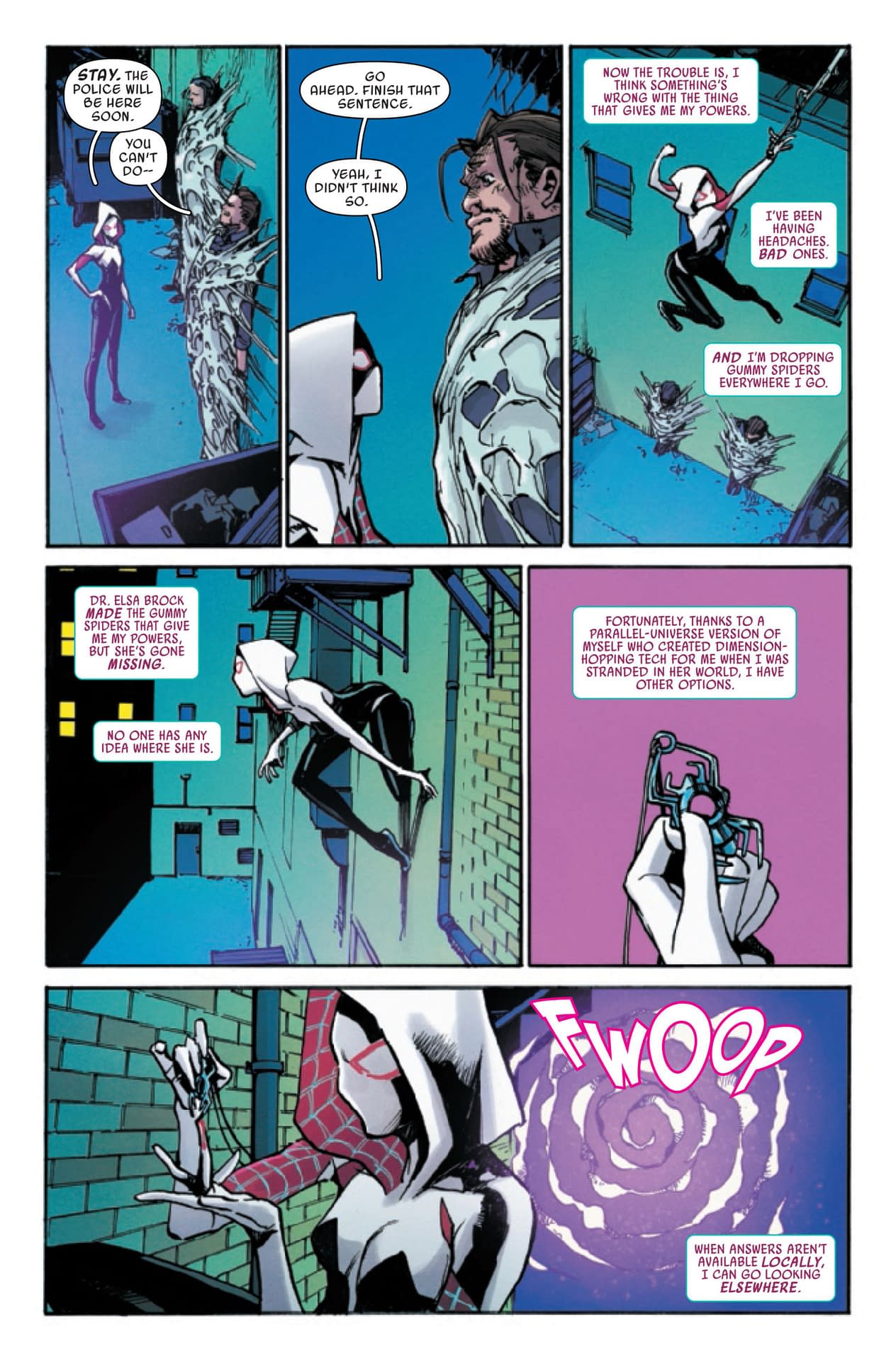 Powerless, and Trapped in the 616 - Spider-Gwen: Ghost Spider #10 Preview