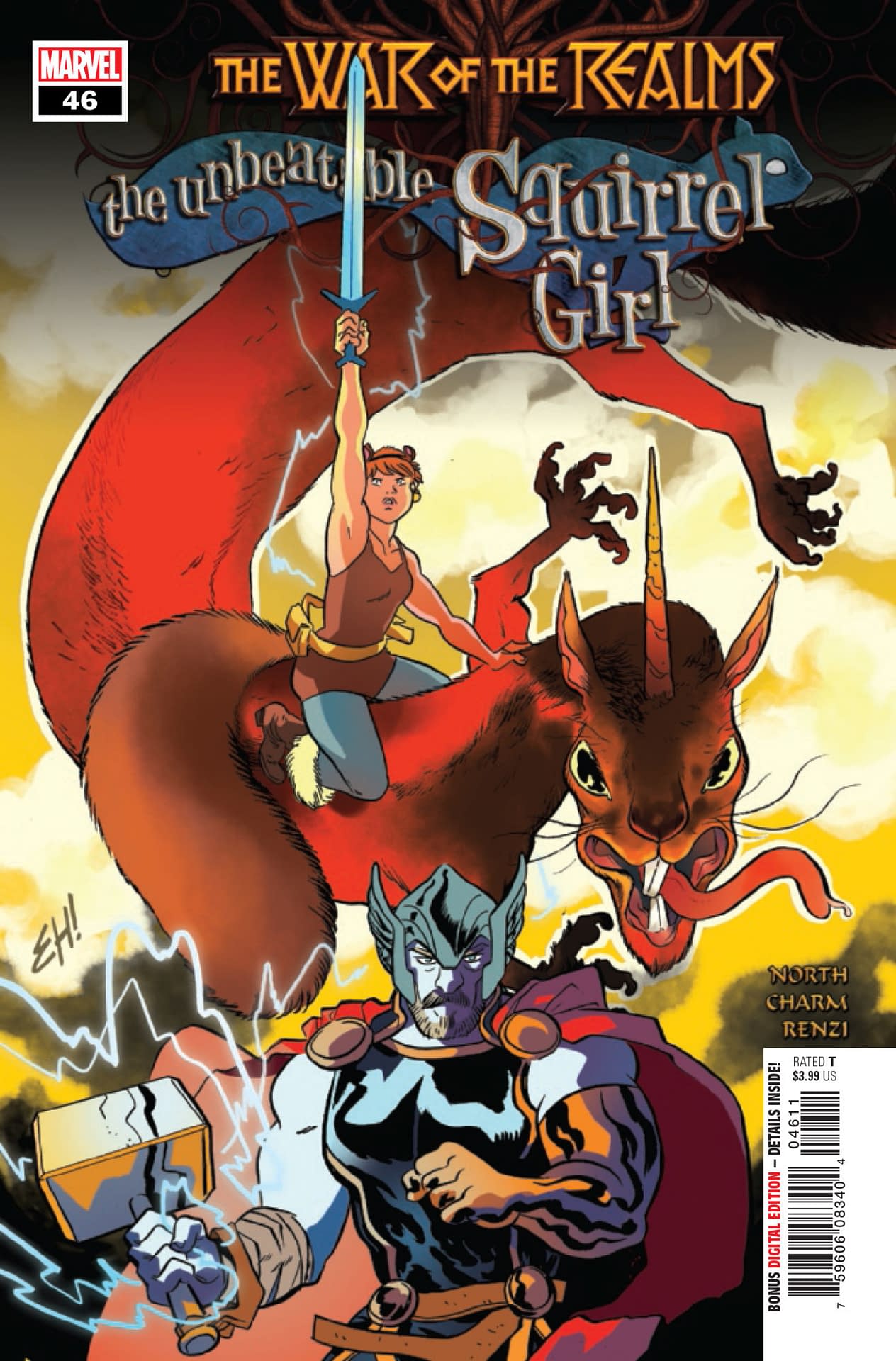 Can a Frost Giant Diet Win the War of the Realms? Unbeatable Squirrel Girl #43 Preview