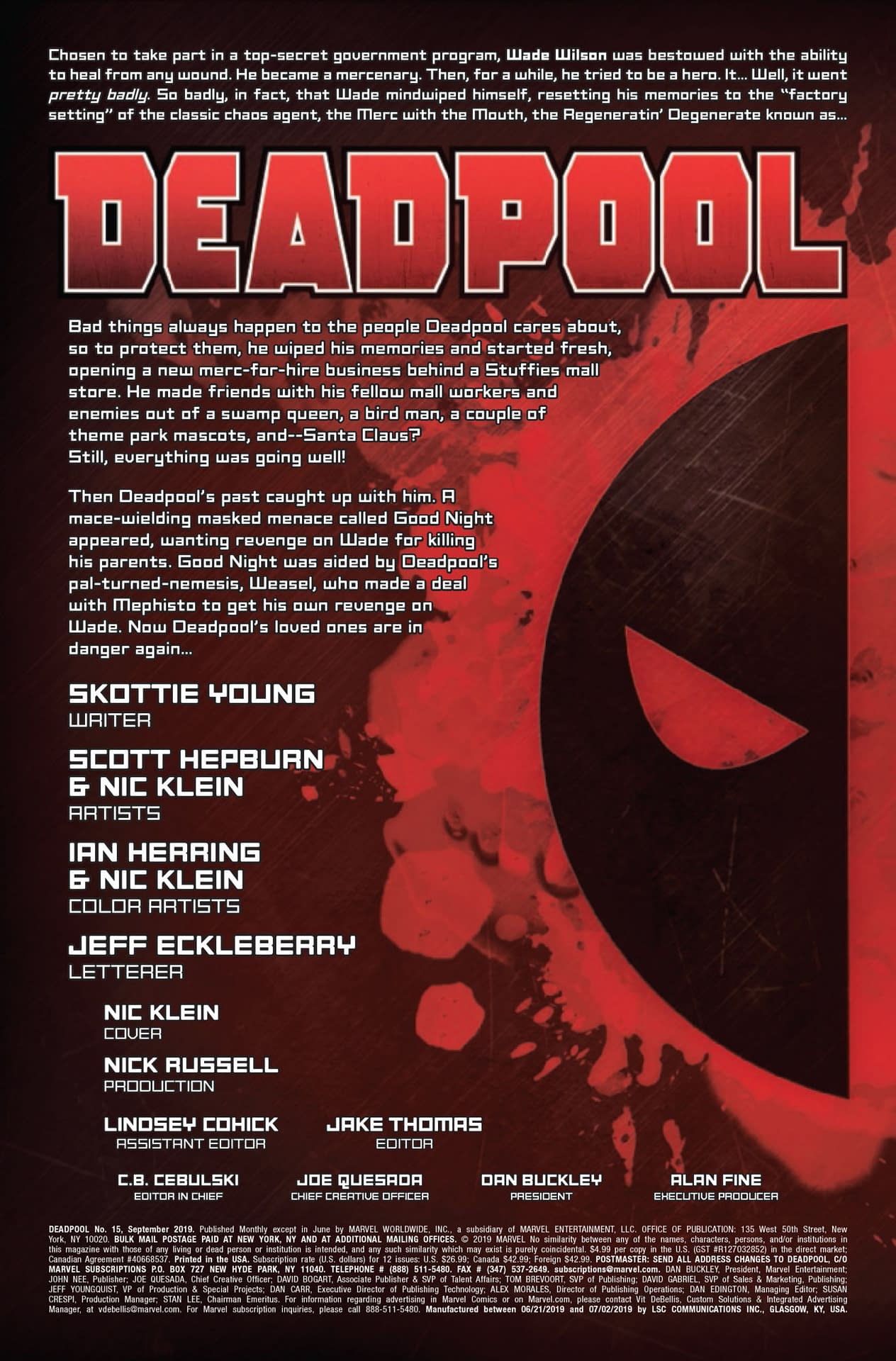 Deadpool #15: Who Will Kill Wade Wilson? [Preview]