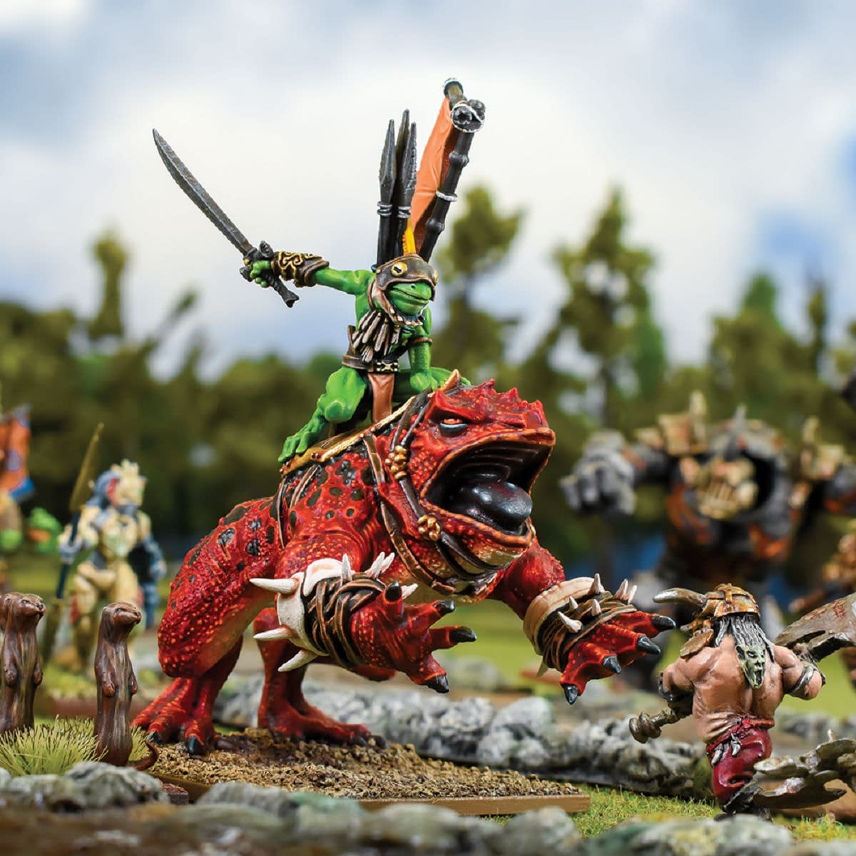 Elf Kings Of War 2nd Edition: Dragon Kindred Lord Mantic Games MGKWE103