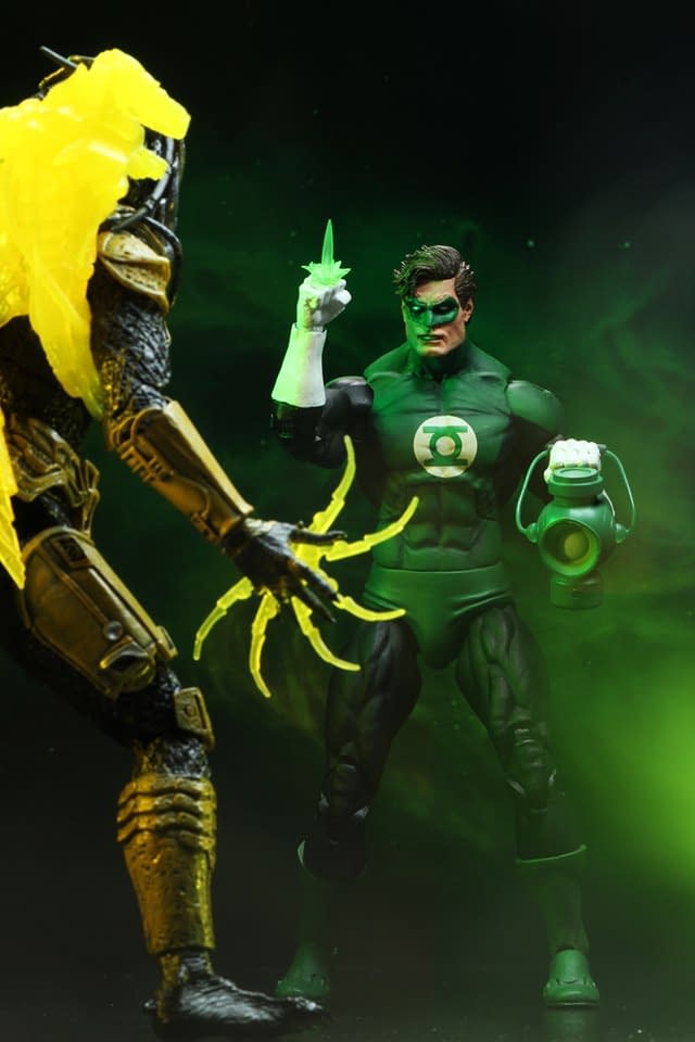 neca yellow lantern predator