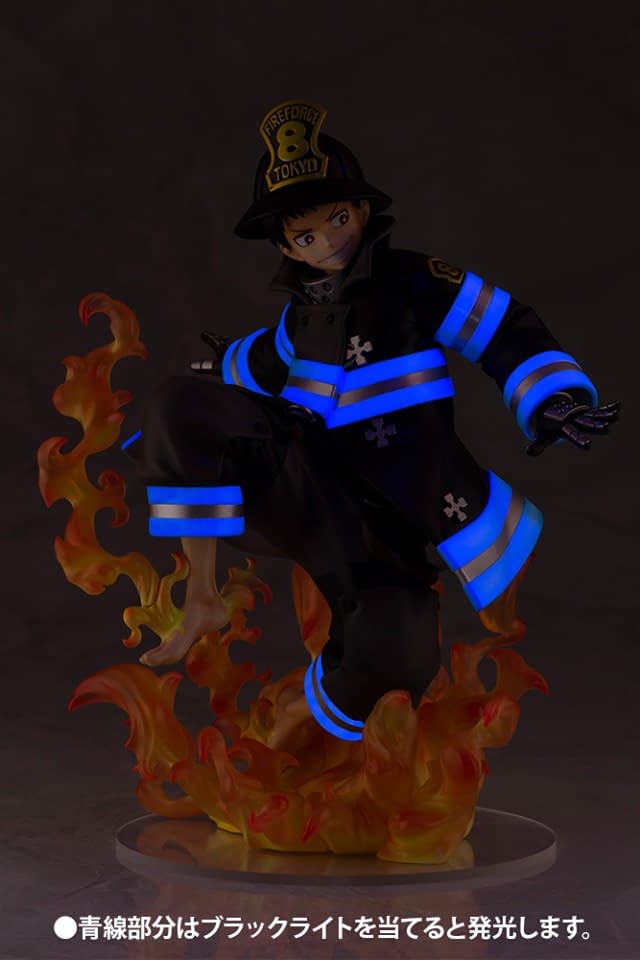 Fire Force Arrives On Scene With New Kotobukiya Statue