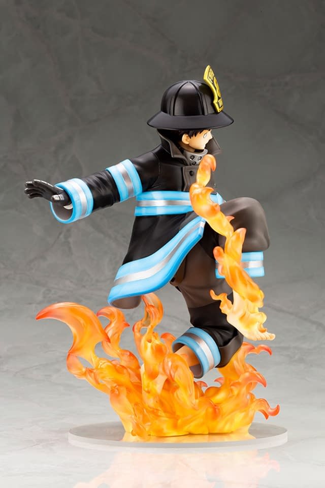 Fire Force Arrives On Scene With New Kotobukiya Statue