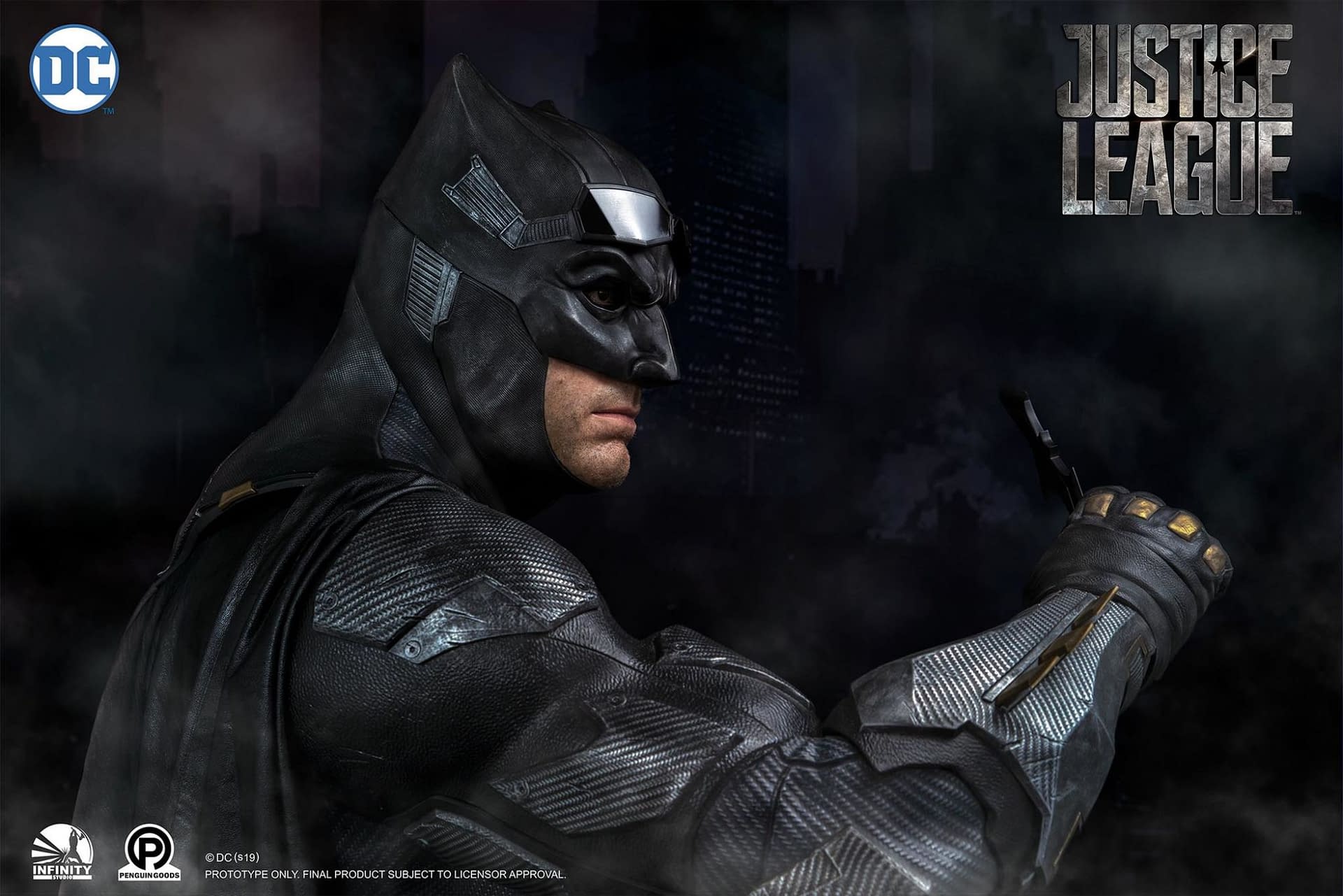 Batman Gets a Life-Size Bust for His Tactical Suit from Infinity Studio