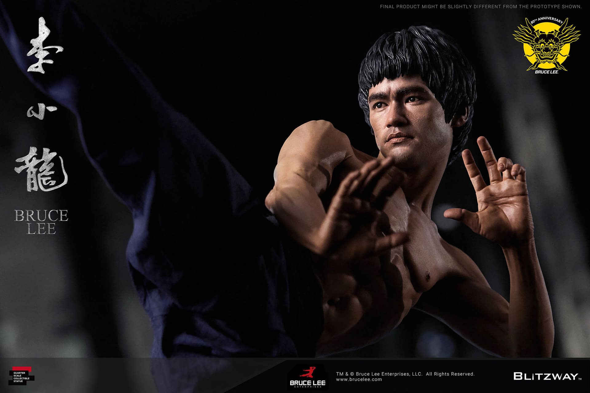 Bruce Lee Gets An 80th-Anniversary Tribute Statue from Blitzway