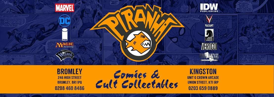 Piranha Comics logo