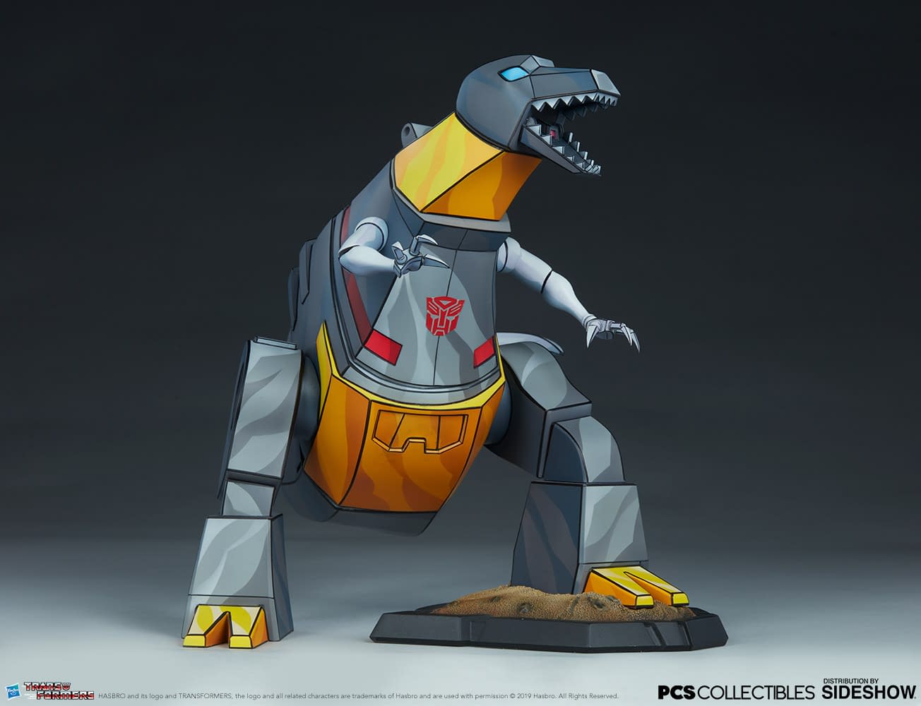 Grimlock Makes Transforming Prehistoric with Sideshow Collectibles