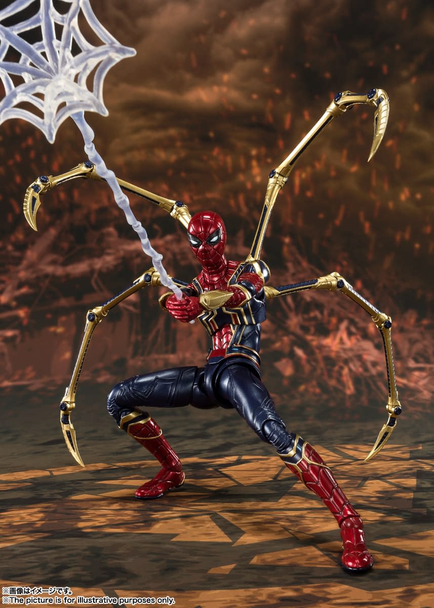 Iron Spider Is Ready for His Final Battle with New S.H. Figuarts Figure