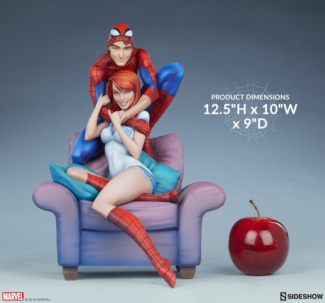 Spider-Man and Mary Jane are together again in new sideshow statue