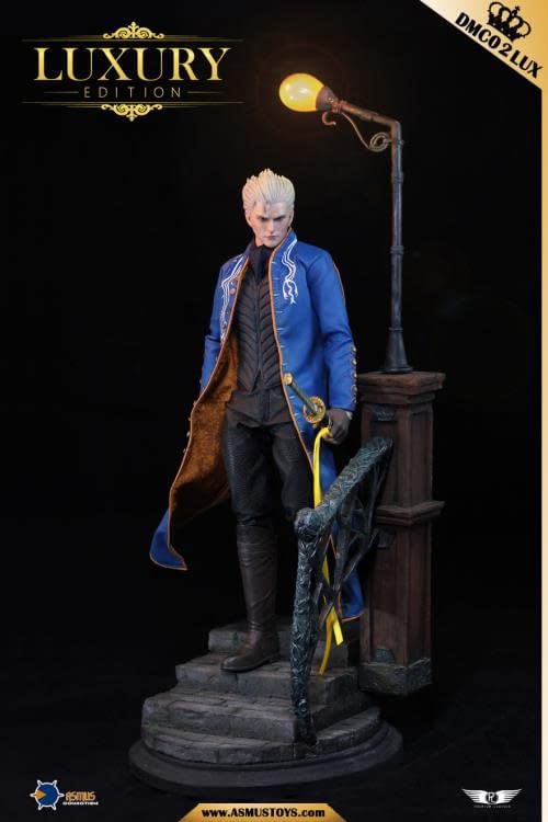 1/6 Scale Devil May Cry Vergil Head Carving Male Head Fit 12'' Man Figure
