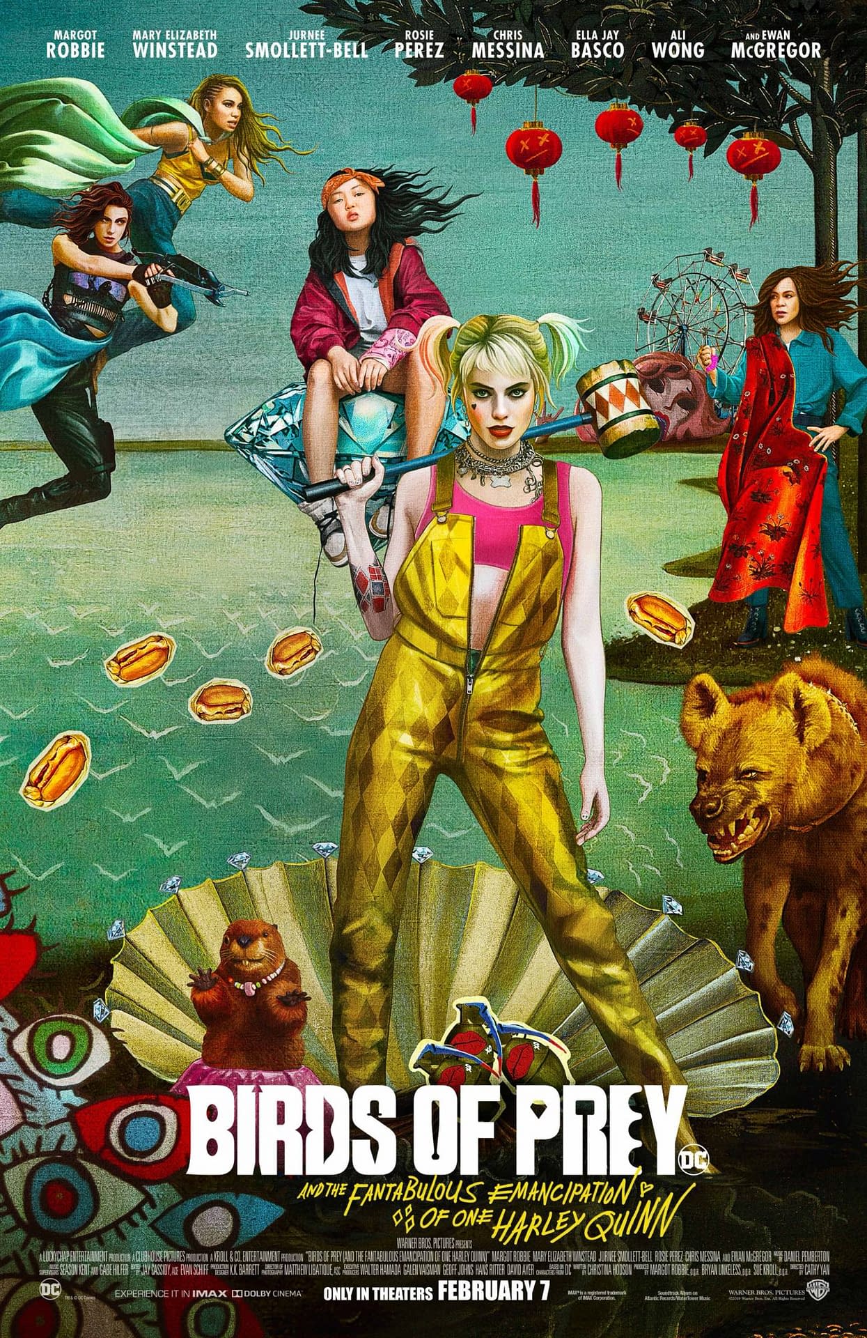 New Poster for "Birds of Prey: And the Fantabulous Emancipation of One Harley Quinn"