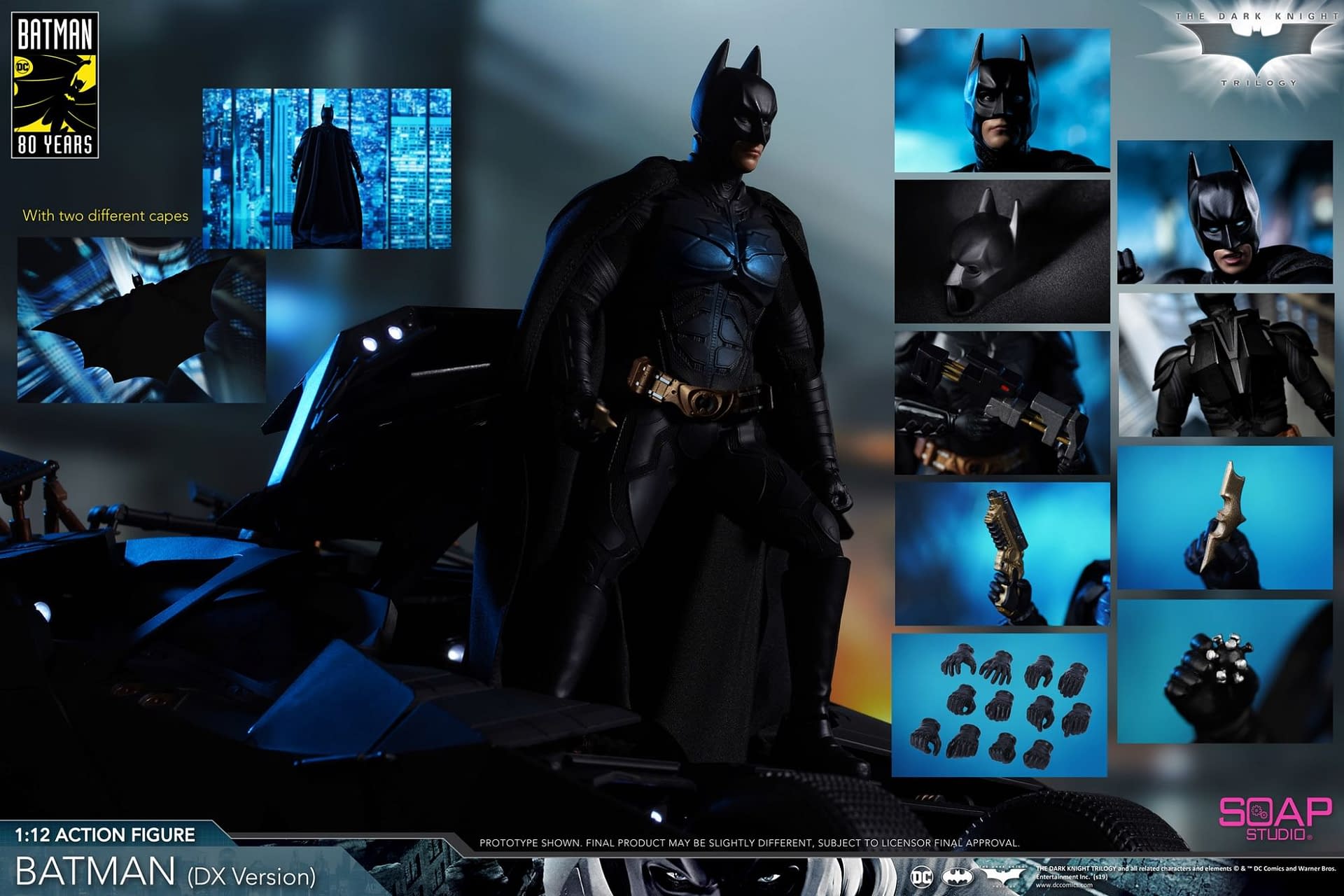 Batman Gets a New Dark Knight Trilogy Figure from Soap Studio