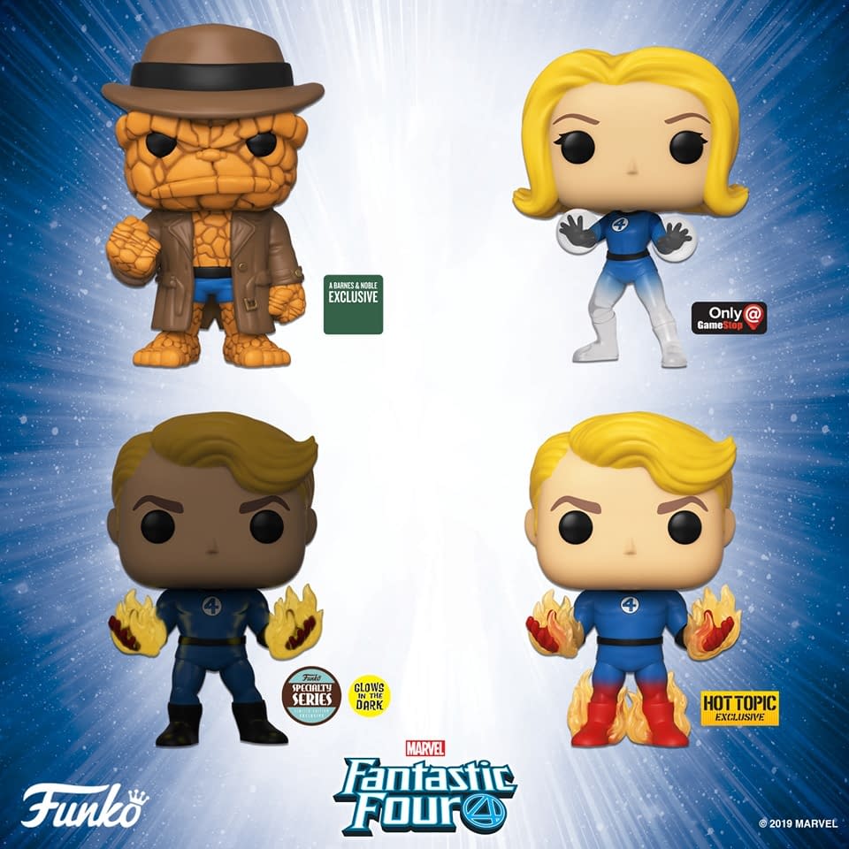 Fantastic Four Collectibles are here from Hasbro, Funko and Sideshow?