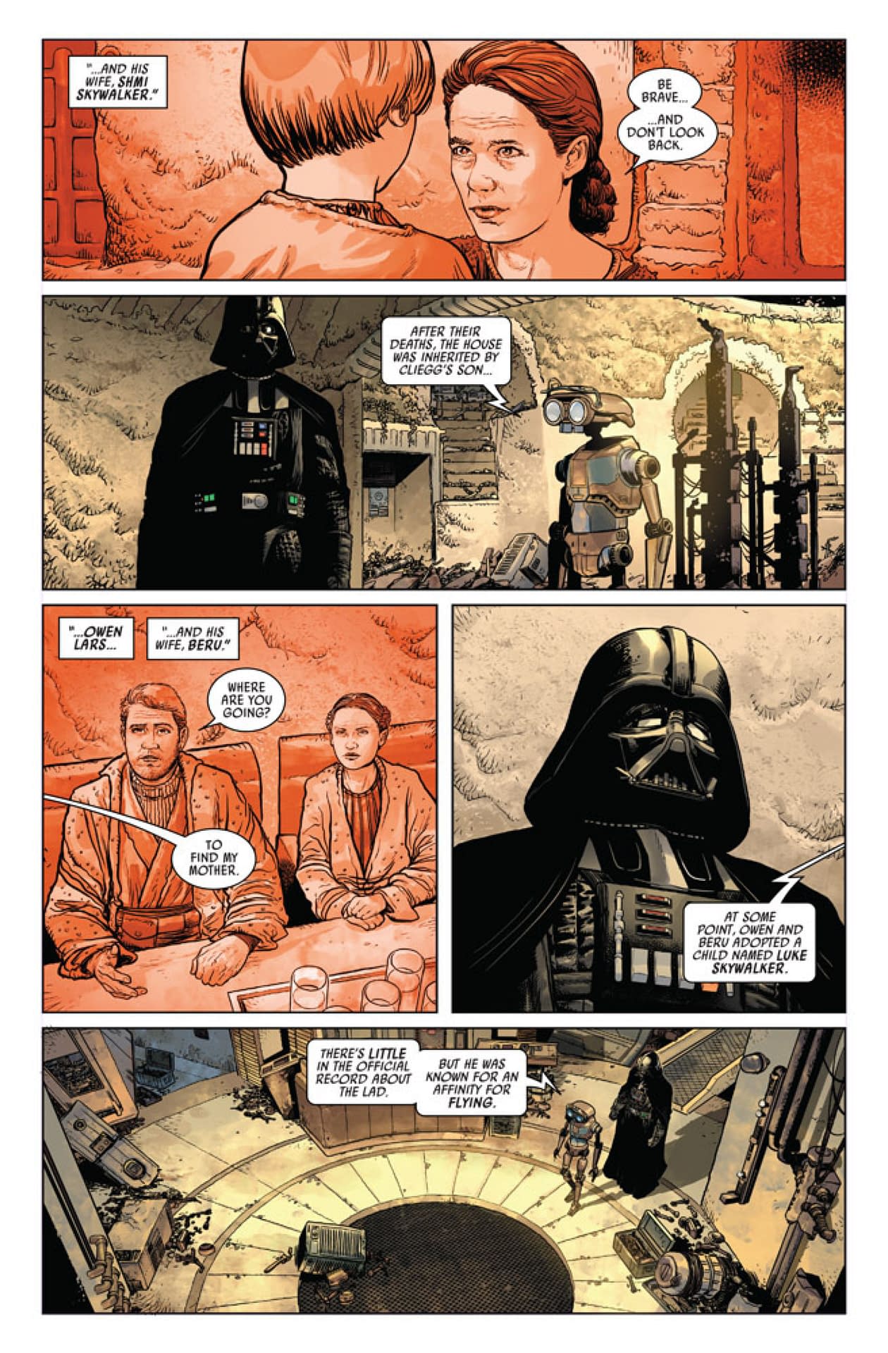 Darth Vader Haunted by Images of the Star Wars Prequels in New Darth Vader #1 [Preview]