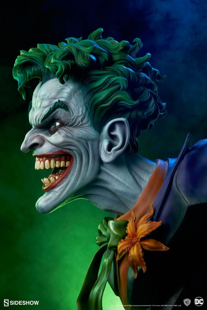 The Jokers Gets a Life Size Bust from Sideshow Collectibles