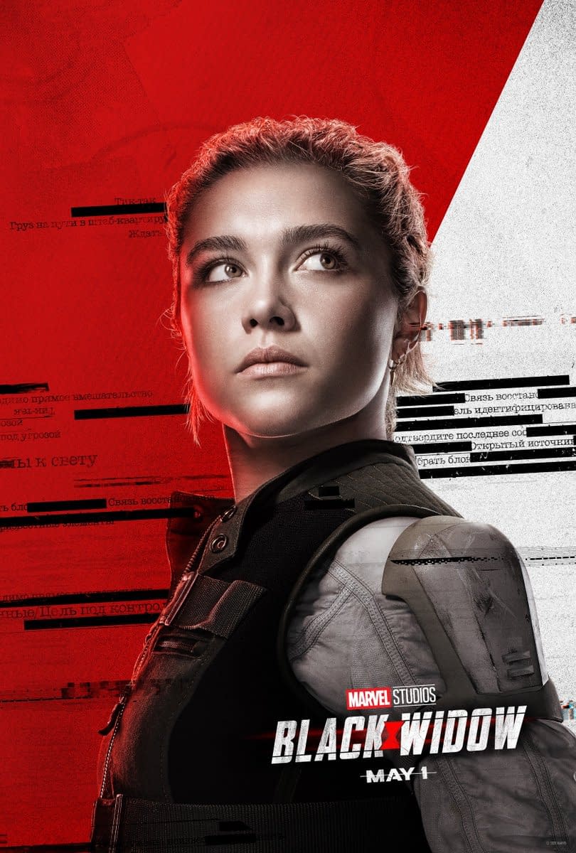 "Black Widow" New TV Spot and 4 New Character Posters