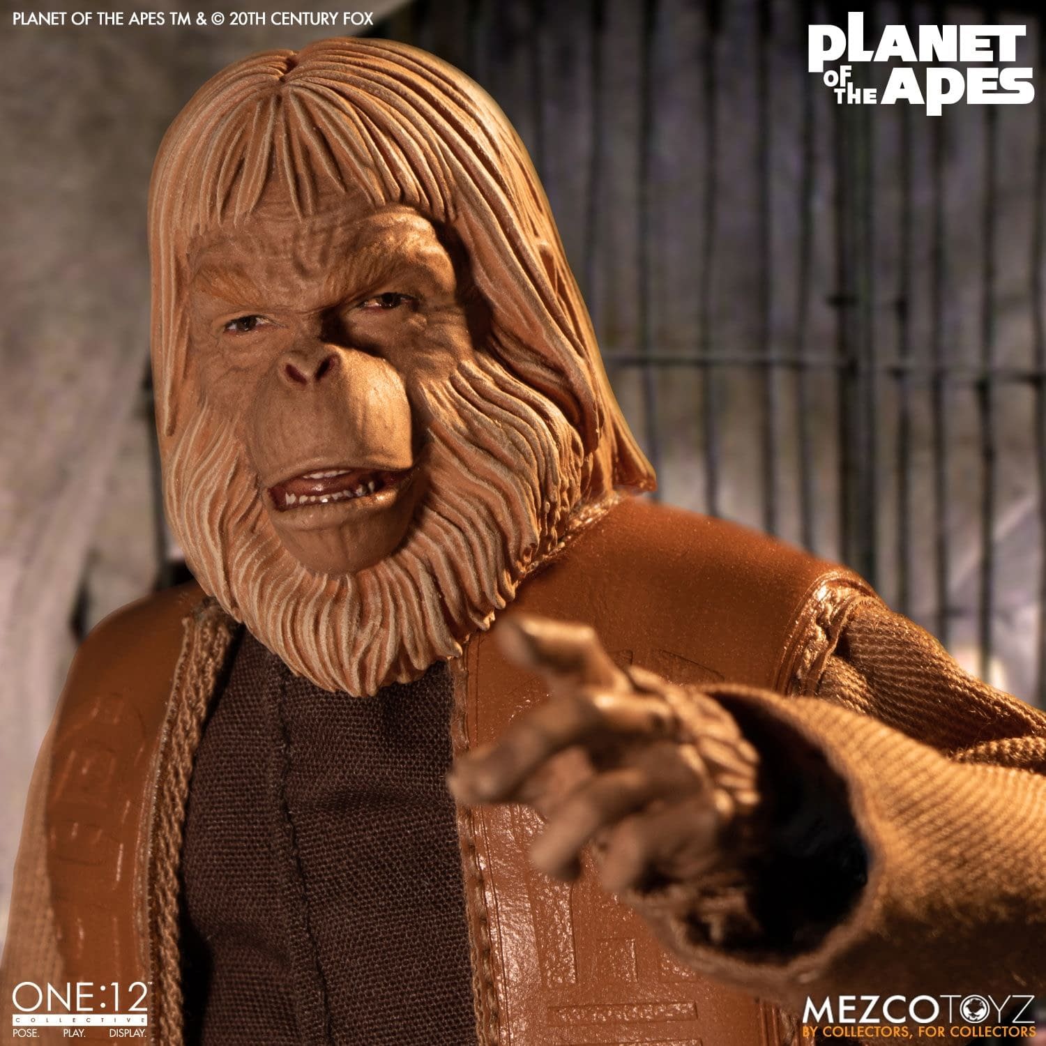 Zaius in doorway movie 8x10 photo w// border AJC2 Planet of the Apes 1970 Dr