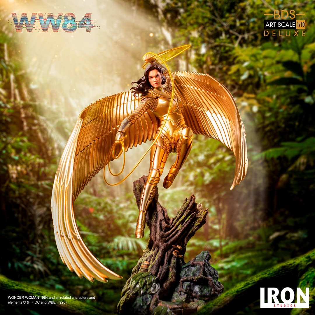 Wonder Woman is Golden in the New Iron Studios Statue