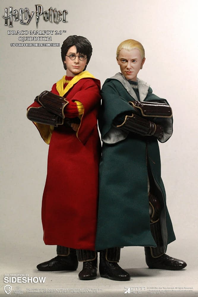 Harry Potter and Draco Malfoy Prepare for Quidditch with Star Ace