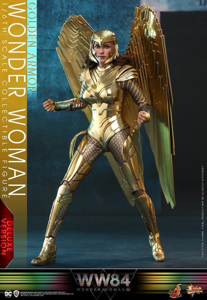 Wonder Woman is Golden in New Hot Toy WW84 Reveal